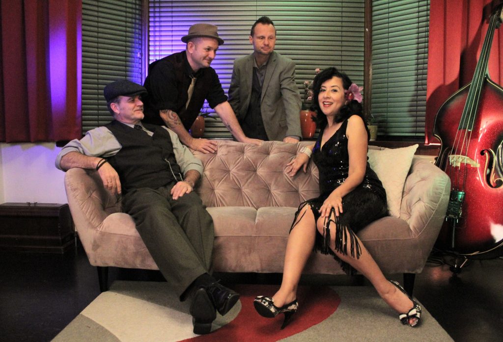 Rhythm and blues met rockabilly en jumpblues quartet